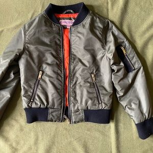Urban Republic Girl's Bomber Jacket Size 10/12 Olive Green